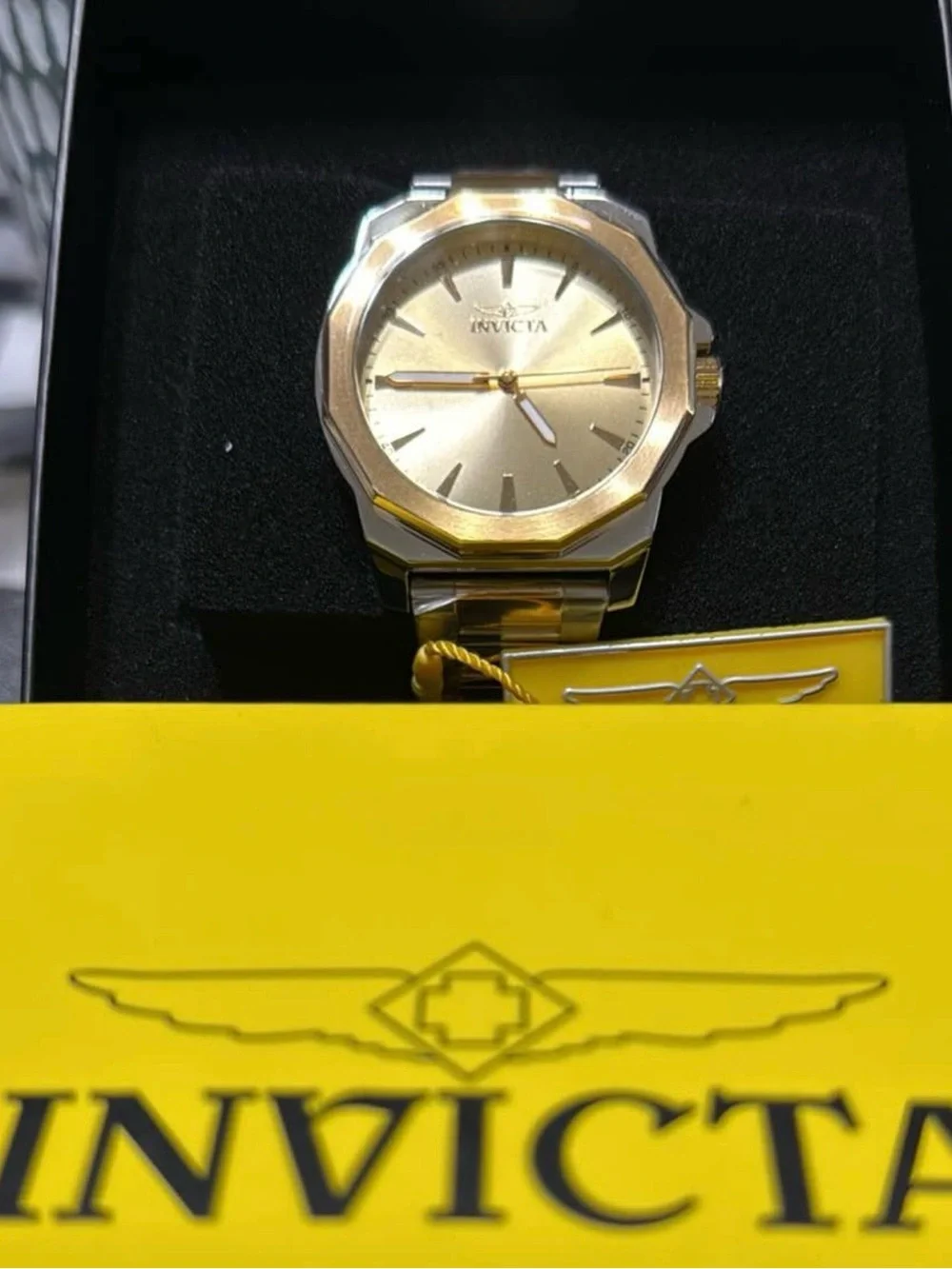 Invicta Gold and Silver Men's Dress Watch
